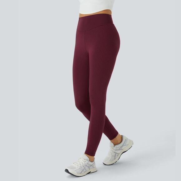 Halara Women's Seamless Flow High Waisted Jacquard Butt Lifting Leggings Small - Picture 1 of 5